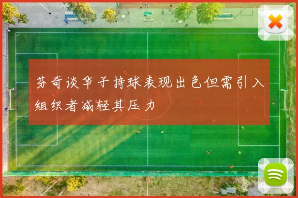 芬奇谈华子持球表现出色但需引入组织者减轻其压力